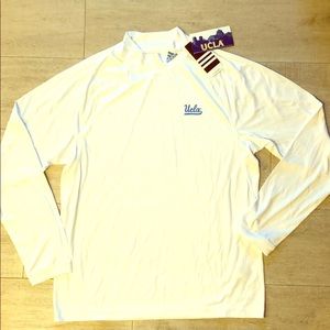 New UCLA adidas long-sleeve lightweight shirt Sz M